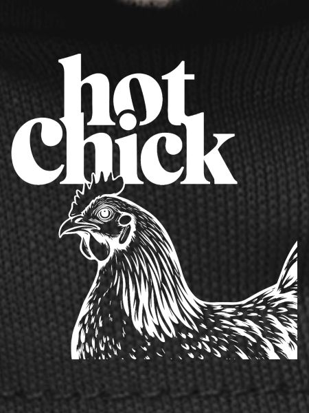 Hot Chick Retro Print