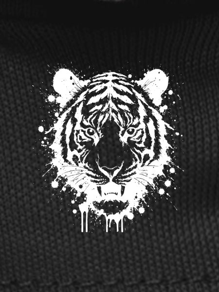White Tiger in Splatter