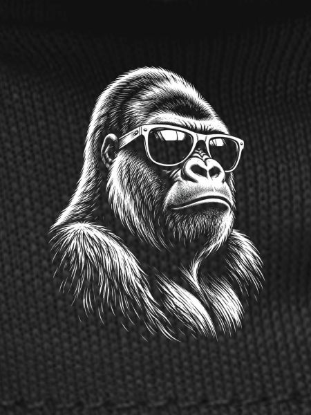 Gorilla mit Sonnenbrille