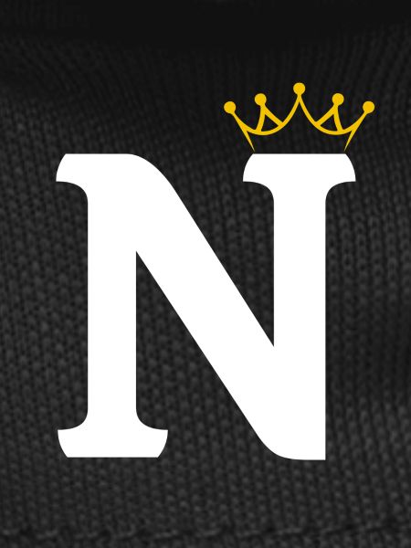 N Monogramm mit Krone