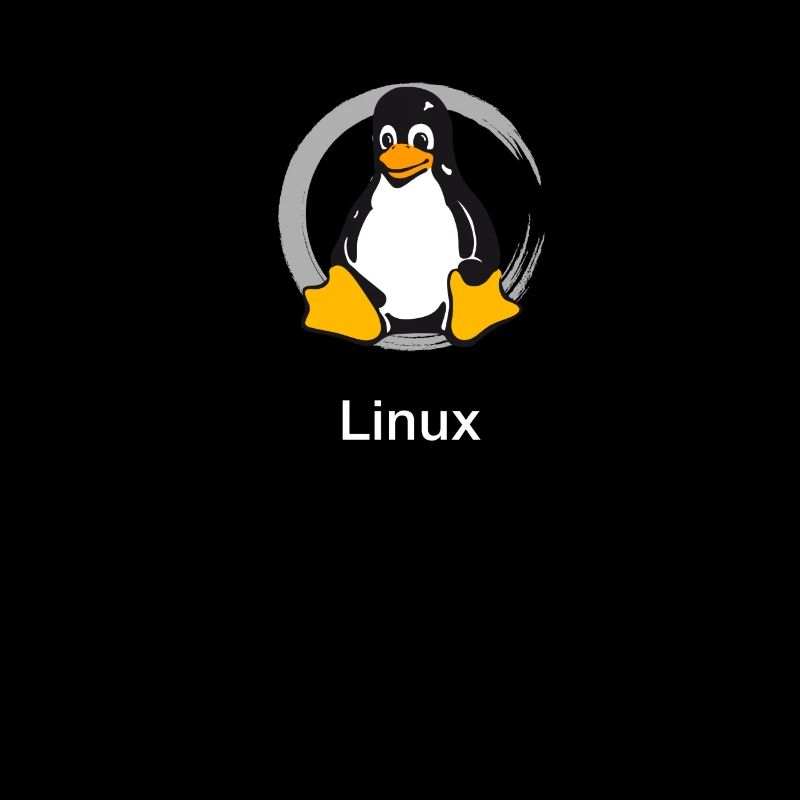 Pc computer Penguin nerd geek Programmer Admin