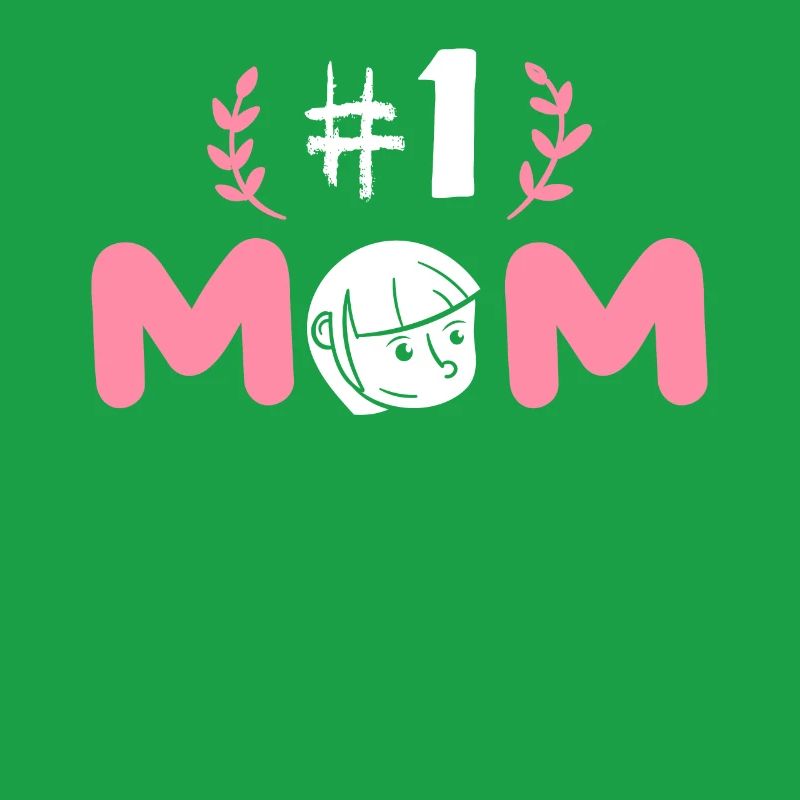 #1 Mom Mutter Muttertag Liebe Geschenk Idee