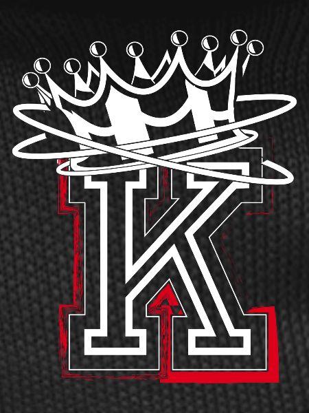 Letter K with crown