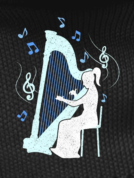 Harp player