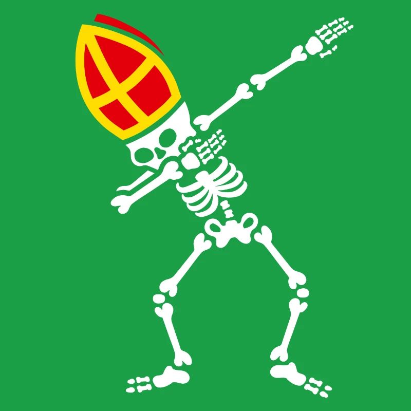 Dab Sinterklaas dab skeleton Saint dabbing dabbing