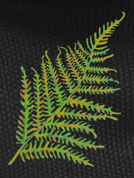 Fern leaf motif