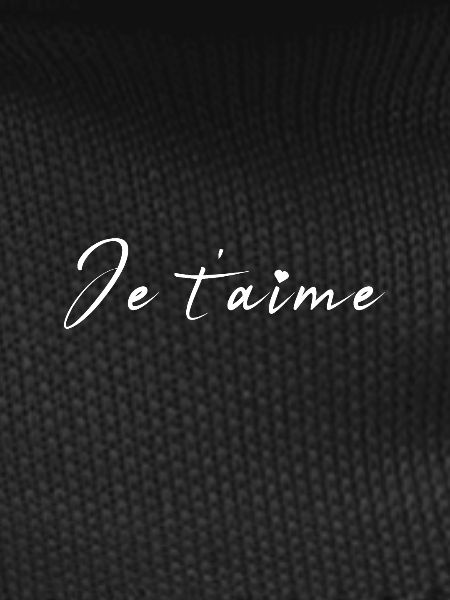 Je t’aime Script Romance