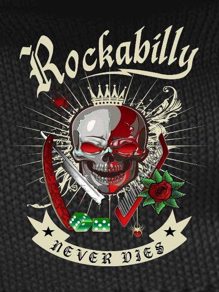 Rockabilly Skull