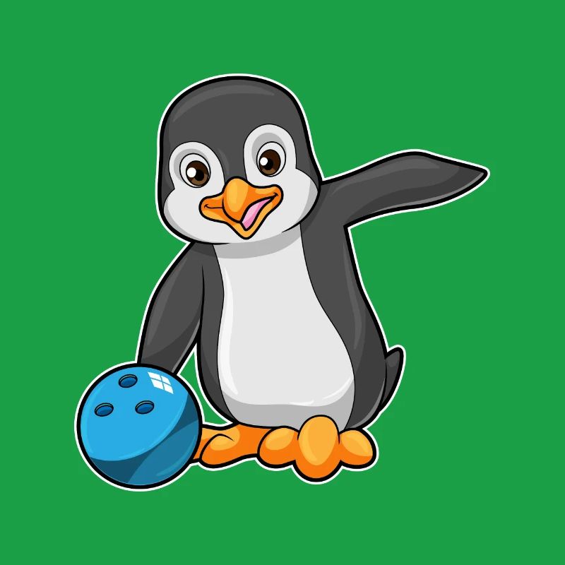 Penguin Bowling Boule de bowling