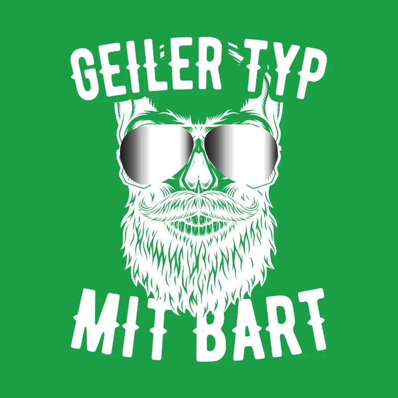 Geiler Typ Mit Bart Bartträger Barbier Vollbart