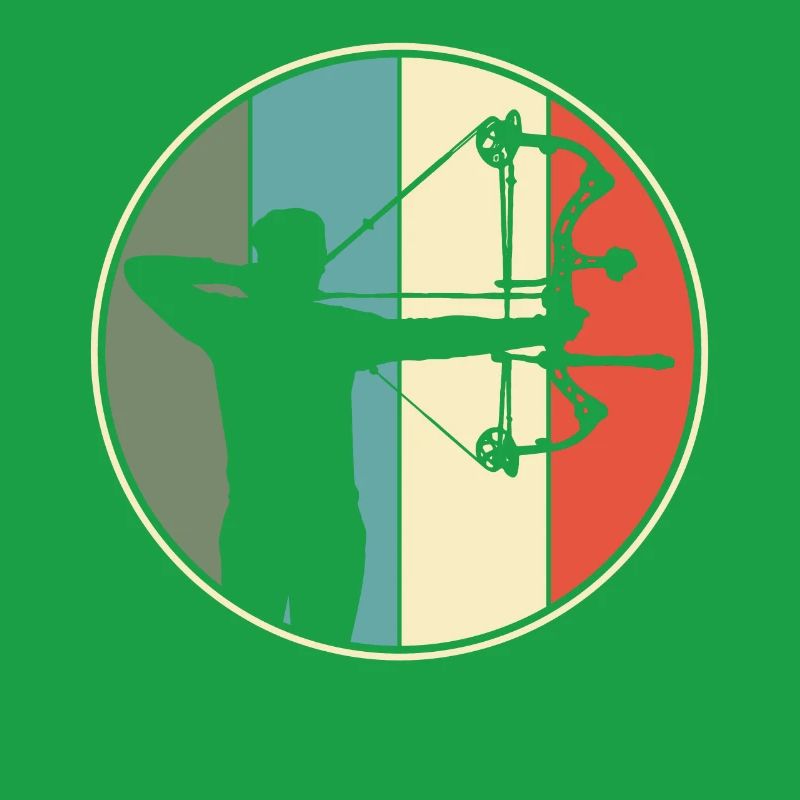 Bogenschießen Bogenjagd Retro