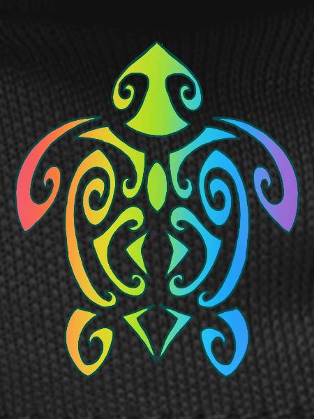 Rainbow Polynesian Turtle