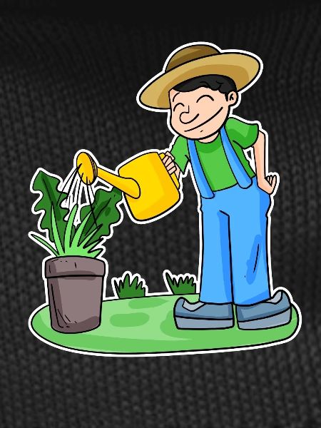 Garden motif gardener gift