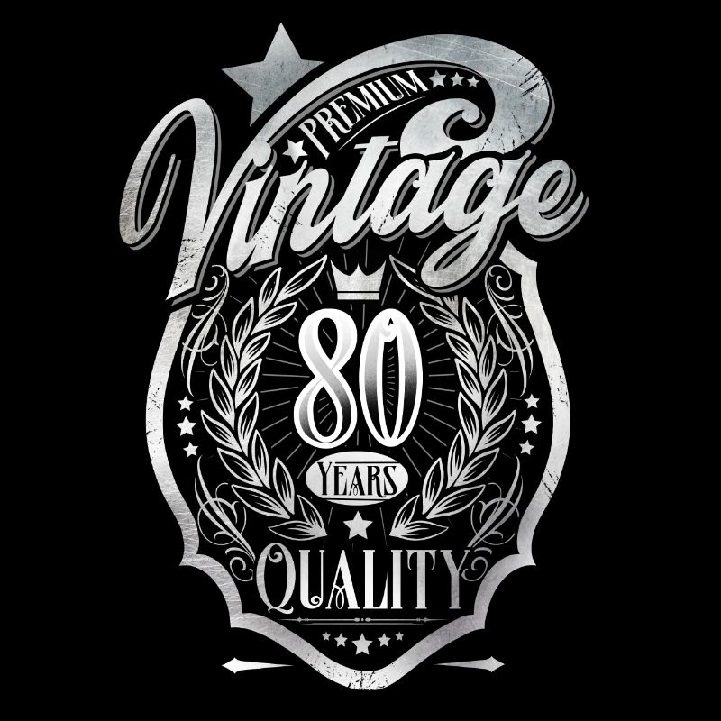 80e anniversaire Vintage