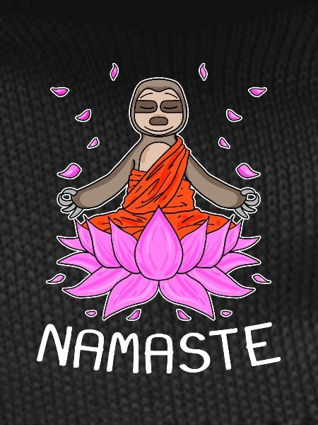 Yoga Namaste Sloth