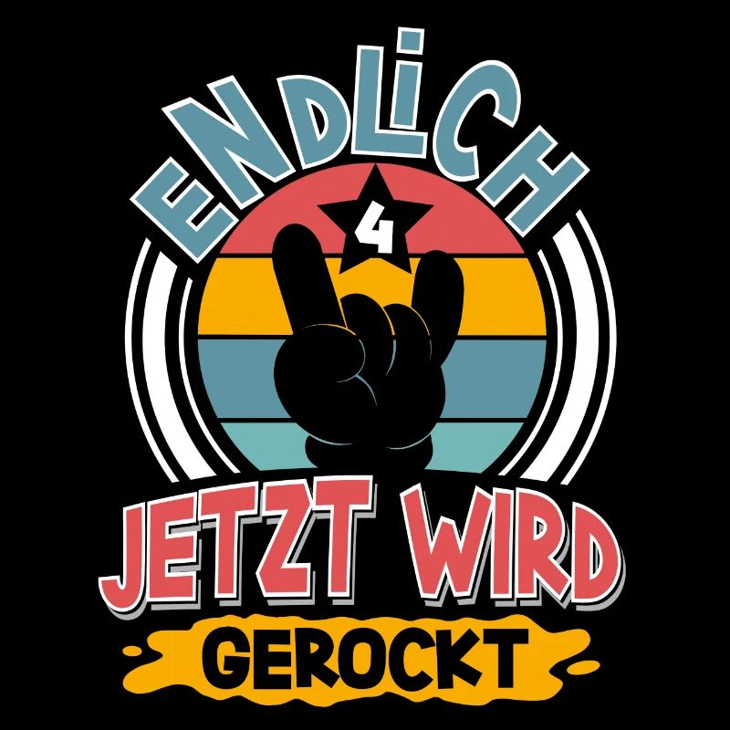 4. Geburtstag Endlich 4 Jetzt Wird Gerockt