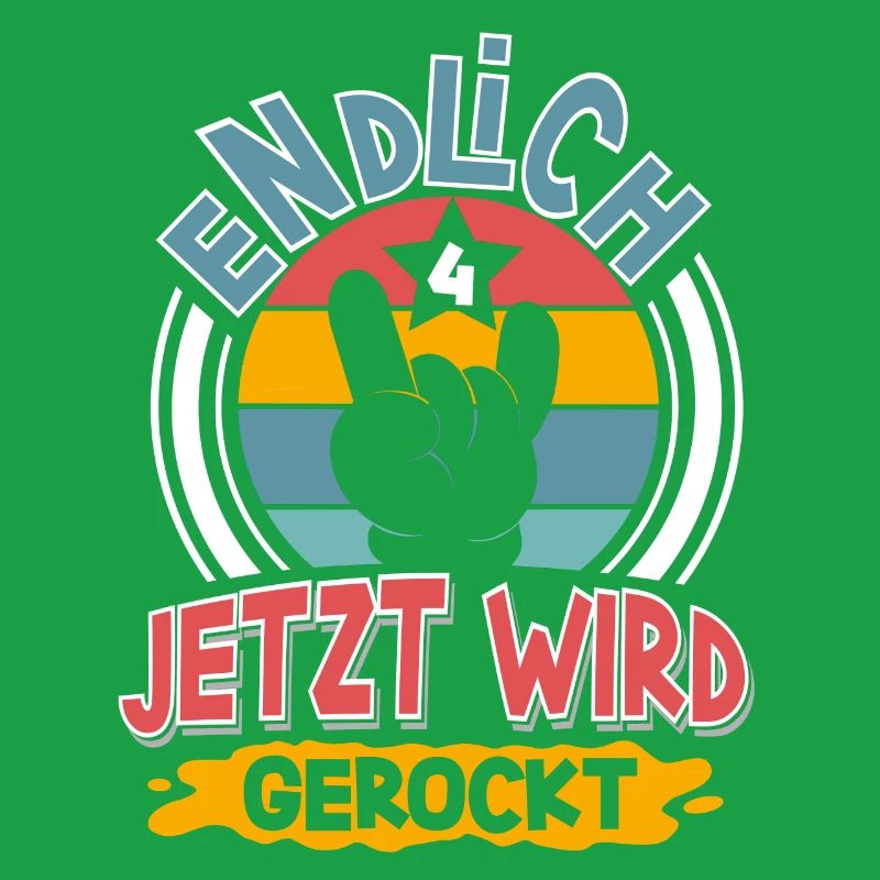 4. Geburtstag Endlich 4 Jetzt Wird Gerockt