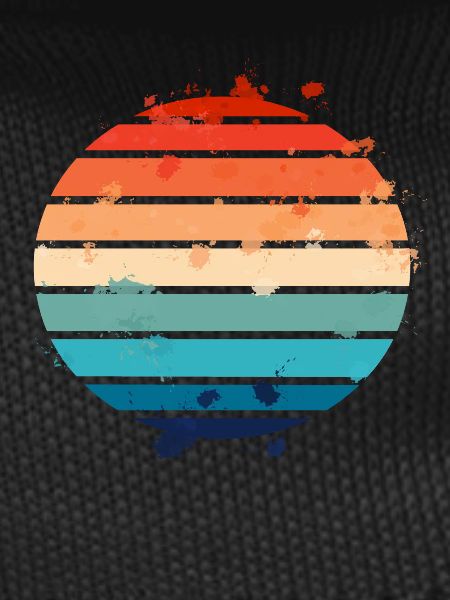 Splatter Retro Sunset