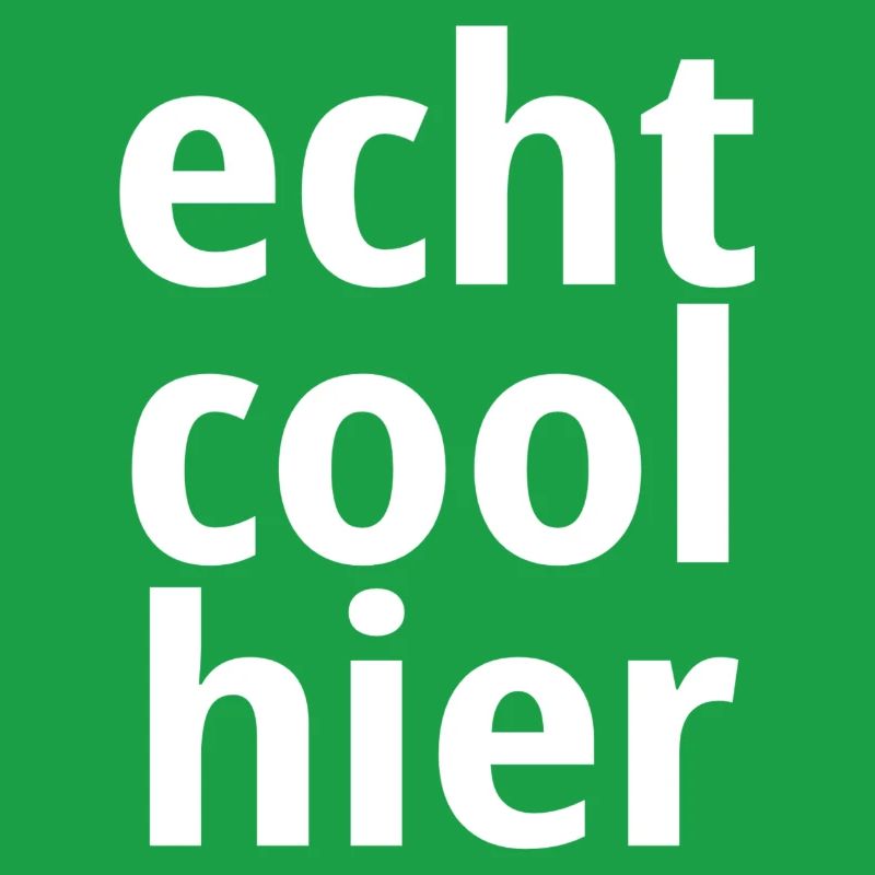 Echt cool hier