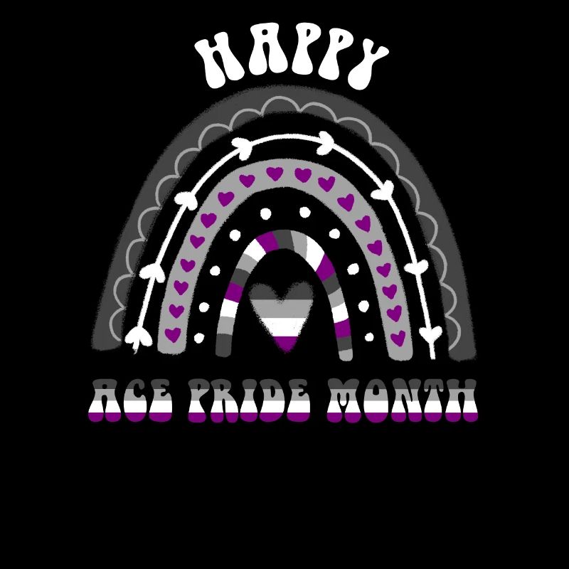 Happy Ace Pride Mois De l’arc-en-ciel asexué