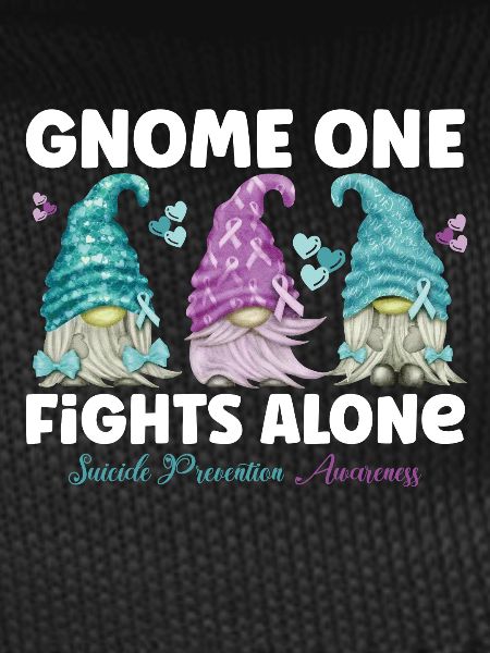 Gnome One Fights Suicide Prevention