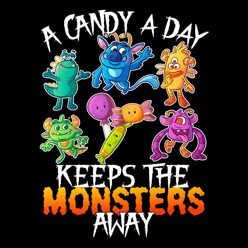 One Candy Per Day Keeps The Montser Far Halloween