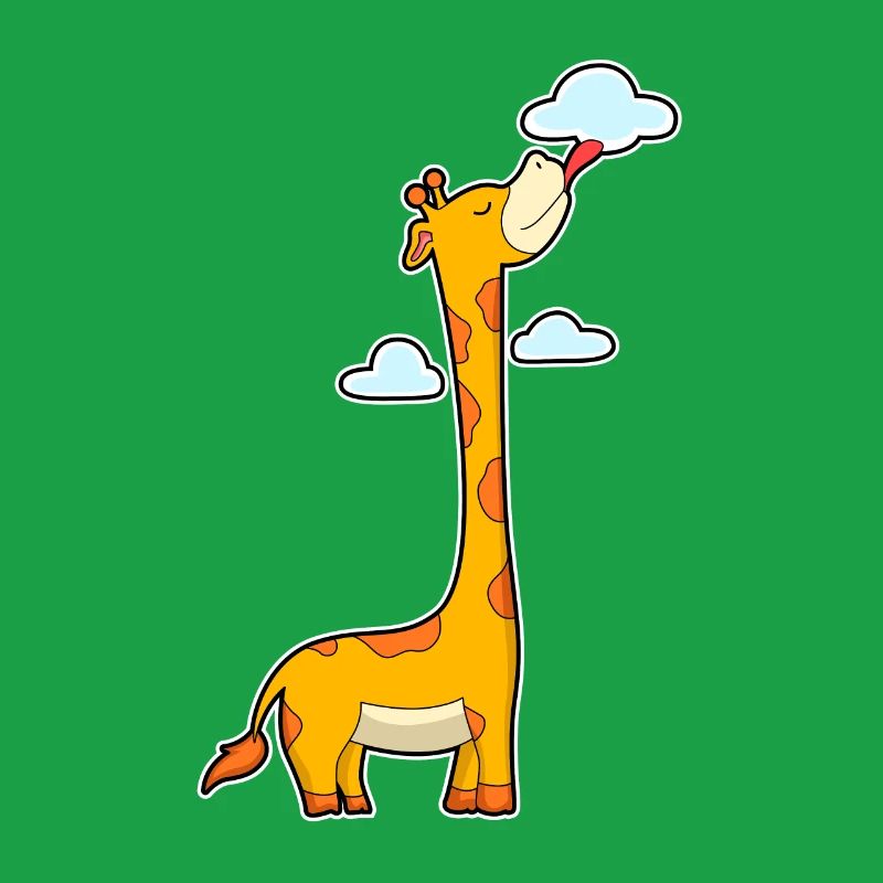 Giraffe Clouds