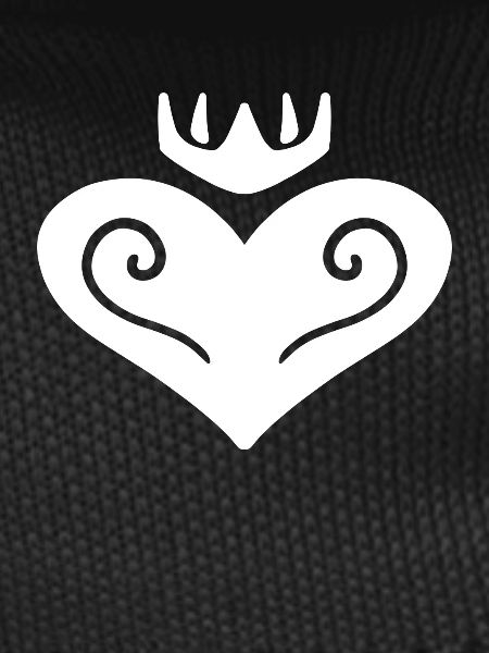 Heart Crown White