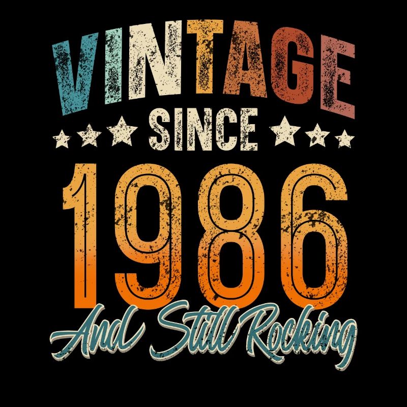 1986 Année de naissance Anniversaire Année de construction Millésime