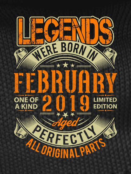 2019 February Birthday Legend