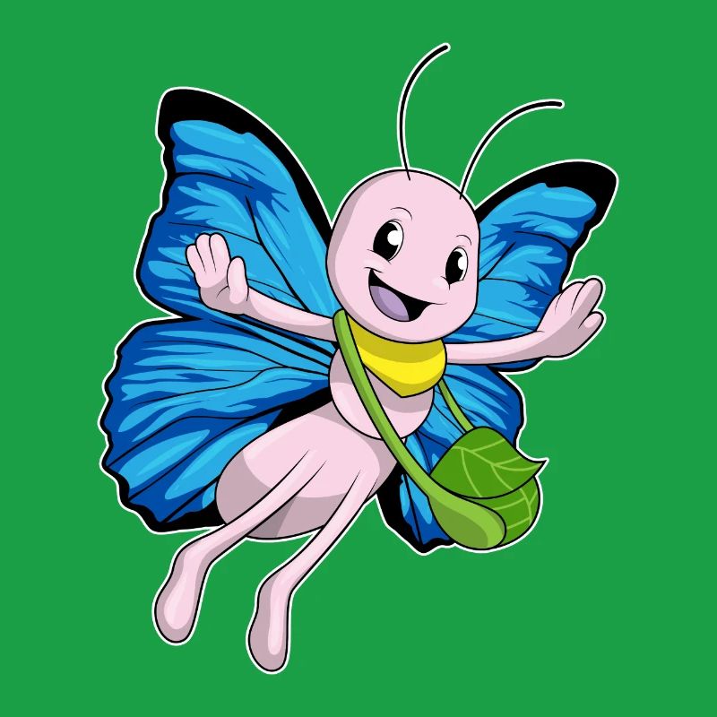 Papillon avec sac à main
