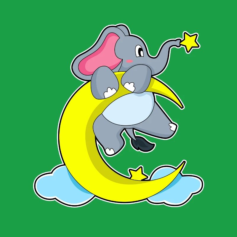 Elephant on clouds