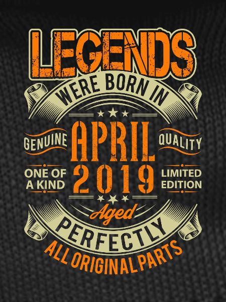 2019 April Birthday Legend