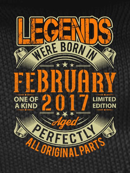2017 February Birthday Legend