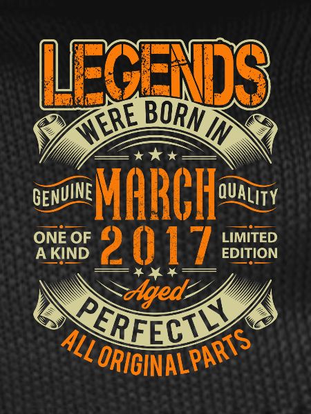 2017 March Birthday Legend