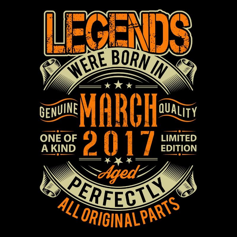 Légende d’anniversaire de mars 2017