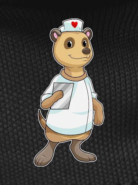 Cœur d’infirmière suricate