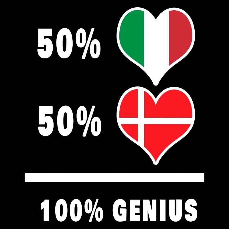 Italy and Denmark genius / gift