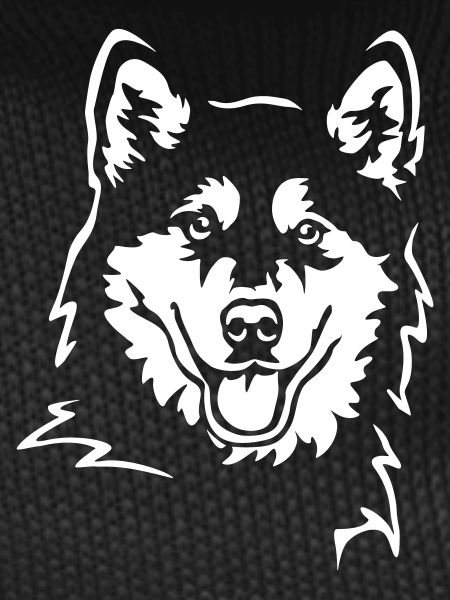 Alaskan Malamute Head "Black Edition"