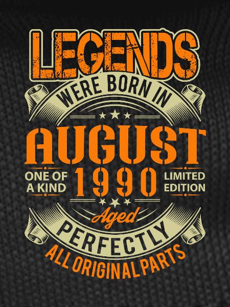 1990 August Birthday Legend