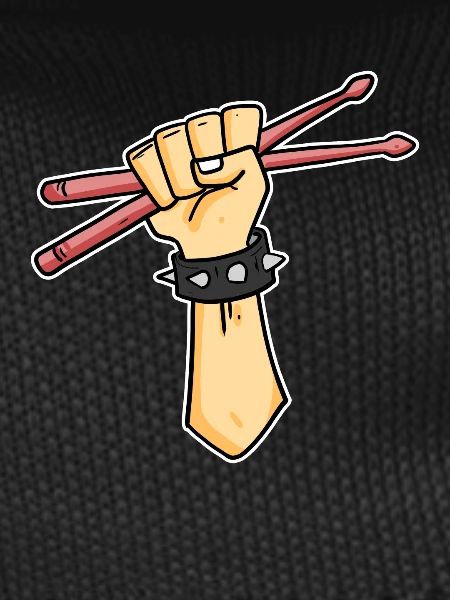 Drummer Schlagzeuger Drummer Sticks