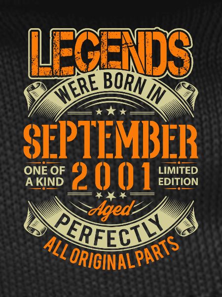 2001 September Birthday Legend