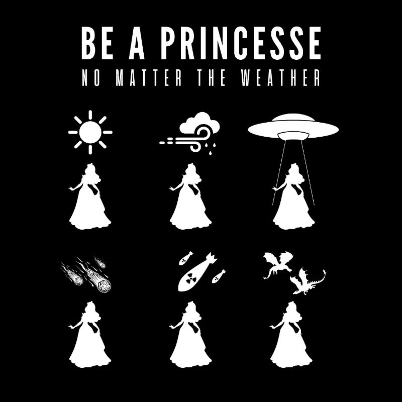 Sei eine Prinzessin bei jedem Wetter