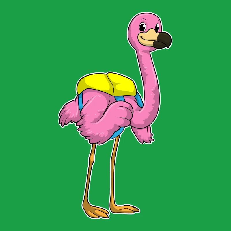 Flamingo Student Backpack School