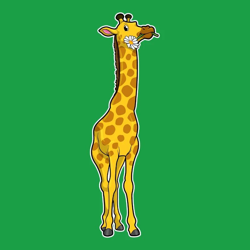 Giraffe Gänseblümchen