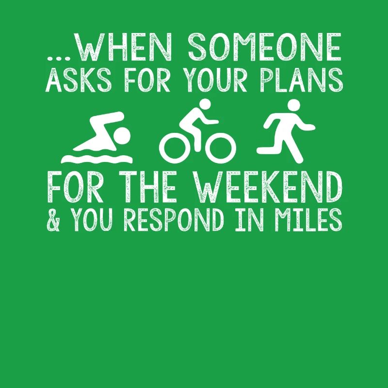 When someone asks about your triathlon