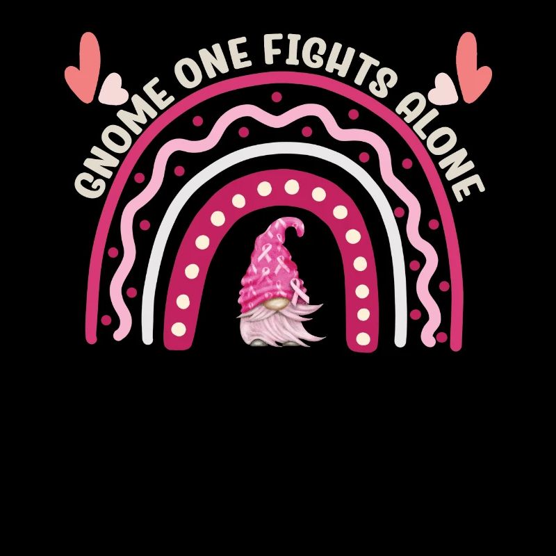 Gnome One Fights Alone Brustkrebs
