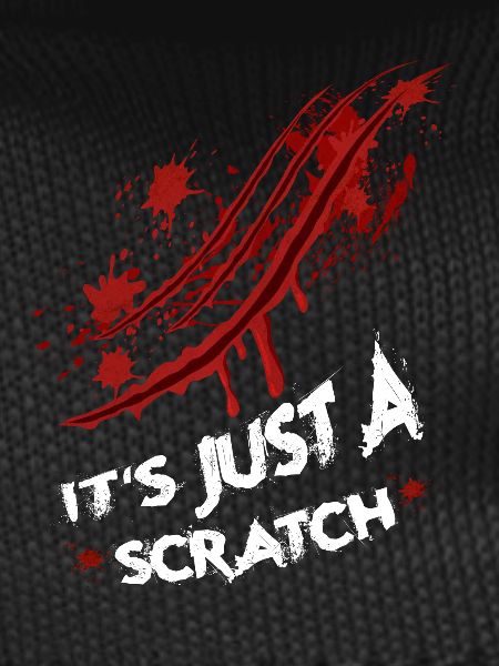 Halloween scratch mark