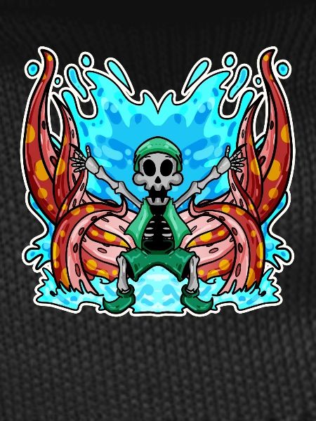 Skeleton Octopus Pirate