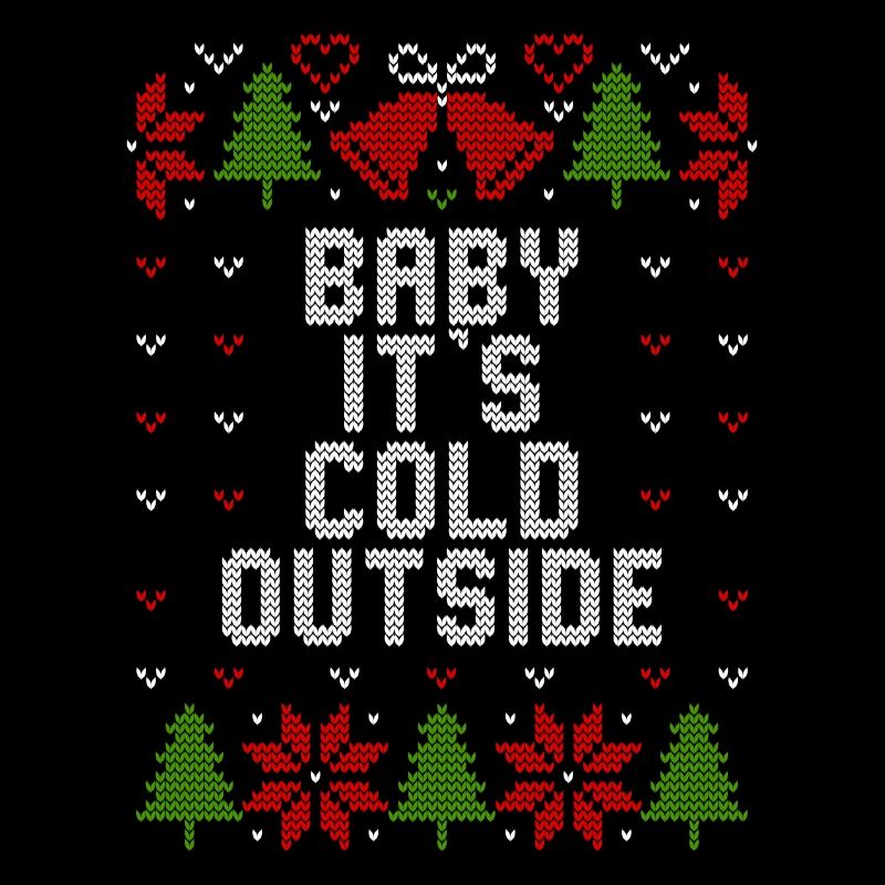 Pull de Noël moche / Bébé, il fait froid dehors